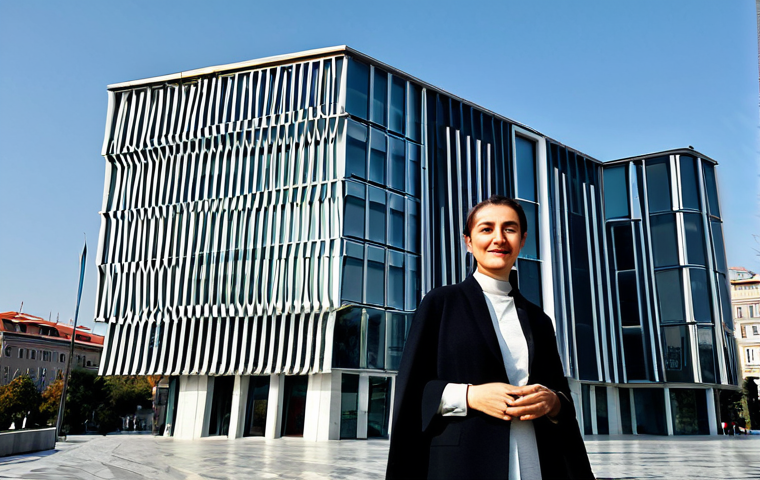 **

"A professional Turkish architect, fully clothed in a stylish yet modest outfit suitable for a business meeting, standing in front of a beautifully designed modern building in Istanbul, Turkey. The building features elements of both traditional Turkish architecture and contemporary design.  Sunlight, clear sky, professional architectural photography, perfect anatomy, correct proportions, well-formed hands, proper finger count, natural body proportions, safe for work, appropriate content, fully clothed, professional, family-friendly."

**