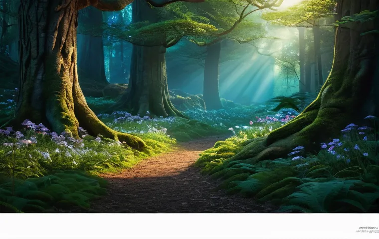 콘텐츠 품질 향상을 위한 팁과 전략 - Prompt 1 idea:** A magical forest with an adventurer.